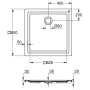 GROHE Universal Duschwanne 80 x 80 cm