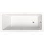 Duravit No. 1 Rechteck-Badewanne 150 x 70 cm mit 1 Rückenschräge