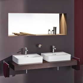 Rubinetto monocomando per lavabo GROHE Lineare Nuovo S-Size con scarico a stelo