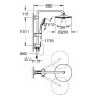 GROHE Euphoria System 260 Duschsystem mit Umstellung, Wandmontage, EcoJoy