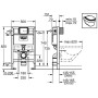 GROHE Rapid SL für Wand-WC Bauhöhe 82 cm