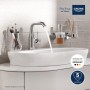 GROHE Essence Einhand-Waschtischbatterie M-Size mit Push-open Ablaufgarnitur