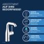 GROHE Essence Einhand-Waschtischbatterie M-Size mit Push-open Ablaufgarnitur