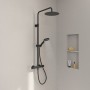 Villeroy & Boch Taro Duschsystem mit 3 Funktionen für Wandmontage
