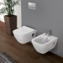 Geberit Renova Plan Square Wandbidet, teilgeschlossene Form