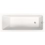Duravit No. 1 Rechteck-Badewanne 170 x 70 cm mit 1 Rückenschräge