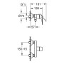 GROHE Swift Einhand-Brausebatterie 1/2