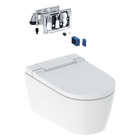 Geberit AquaClean Sela Square WC-Komplettanlage Wand-WC, DuoFresh