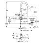 GROHE Swift Einhand-Waschtischbatterie 1/2 L-Size