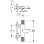 GROHE Precision Feel Thermostat-Wannenbatterie mit S-Anschlüssen