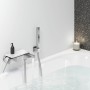 GROHE Plus Einhand-Wannenbatterie mit Brausegarnitur