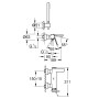 GROHE Plus Einhand-Wannenbatterie mit Brausegarnitur