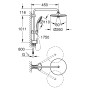 GROHE Vitalio Joy System 260 Duschsystem mit Umstellung für Wandmontage