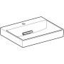 Geberit ONE Waschtisch 60 cm, Abgang horizontal, 1 Hahnloch, ohne Überlauf