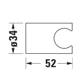 Supporto doccia Duravit