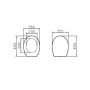 VitrA S20 Universal-WC-Sitz ohne Absenkautomatik