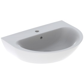 Geberit Renova Waschtisch 65 x 50 cm mit Hahnloch und Überlauf