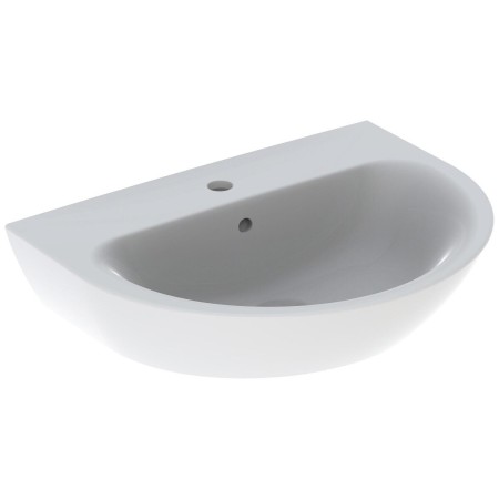 Geberit Renova Waschtisch 65 x 50 cm mit Hahnloch und Überlauf