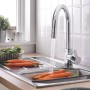 GROHE Feel Einhand-Spültischbatterie 1/2" hoher Auslauf, 2 Strahlarten
