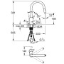 GROHE Feel Einhand-Spültischbatterie 1/2" hoher Auslauf, 2 Strahlarten