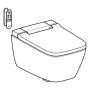 Geberit AquaClean Sela Square WC-Komplettanlage Wand-WC