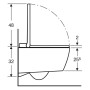 Geberit AquaClean Sela Square WC-Komplettanlage Wand-WC