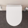 VitrA Sento Wand-WC Compact, VitrA Flush 2.0, Tiefspüler ohne Spülrand