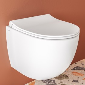 VitrA Sento Wand-WC Compact, VitrA Flush 2.0, Tiefspüler ohne Spülrand