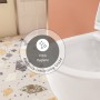 VitrA Sento Wand-WC Compact, VitrA Flush 2.0, Tiefspüler ohne Spülrand