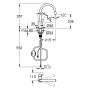 GROHE StartEdge Einhand-Spültischbatterie 1/2" hoher Auslauf herausziehbar