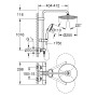 GROHE Vitalio Start 250 Duschsystem mit Thermostatbatterie für Wandmontage