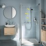GROHE Precision Flow Thermostat-Brausebatterie 1/2" mit Brausegarnitur 90 cm