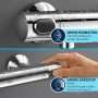 GROHE Precision Flow Thermostat-Brausebatterie 1/2" mit Brausegarnitur 90 cm