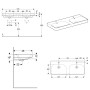 Geberit Smyle Square Doppelwaschtisch 120 cm
