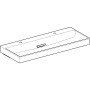 Geberit ONE Waschtisch 120 cm, Abgang horizontal, 2 Hahnlöcher, ohne Überlauf
