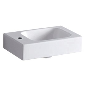 Geberit iCon Handwaschbecken 38 cm mit Hahnloch links
