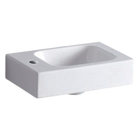 Geberit iCon Handwaschbecken 38 cm mit Hahnloch links