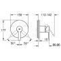 GROHE Lineare Neu Einhand-Brausebatterie Unterputz