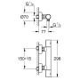GROHE Precision Get Thermostat-Brausebatterie, 1/2"