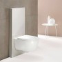Geberit Monolith Plus Sanitärmodul für Wand-WC, 114 cm, Frontverkleidung aus Glas