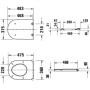 Duravit D-Code WC-Sitz, mit Absenkautomatik