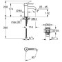 GROHE Essence Einhand-Waschtischbatterie S-Size mit Push-open Ablaufgarnitur
