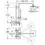 GROHE Euphoria System 150 Duschsystem mit Thermostatbatterie für die Wandmontage
