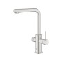 GROHE Blue Pure Minta Einhand-Spültischbatterie mit Filterfunktion und hzb. Mousseurauslauf