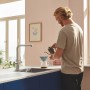 GROHE Blue Pure Minta Einhand-Spültischbatterie mit Filterfunktion und hzb. Mousseurauslauf