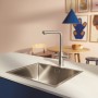 GROHE Blue Pure Minta Einhand-Spültischbatterie mit Filterfunktion und hzb. Mousseurauslauf