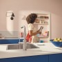 GROHE Blue Pure Minta Einhand-Spültischbatterie mit Filterfunktion und hzb. Mousseurauslauf