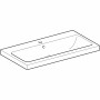 Geberit iCon Light Waschtisch 90 cm mit Hahnloch mittig und Überlauf