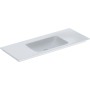 Geberit ONE Möbelwaschtisch 120 cm, Abgang vertikal, ohne Hahnloch, ohne Überlauf