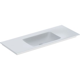 Geberit ONE Möbelwaschtisch 120 cm, Abgang vertikal, ohne Hahnloch, ohne Überlauf